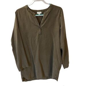 J. Jill Olive Tunic Top